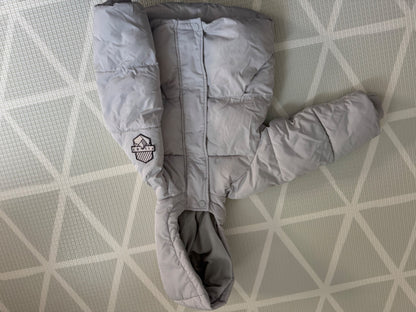 Tilley Kids Hooded Puffer Jacket 2-3Y Light Grey, Kids 2T