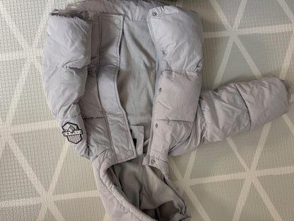 Tilley Kids Hooded Puffer Jacket 2-3Y Light Grey, Kids 2T