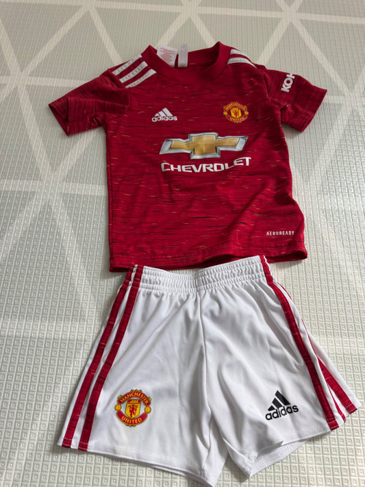 Adidas Manchester United Jersey & Shorts Set 3T, Kids 3T