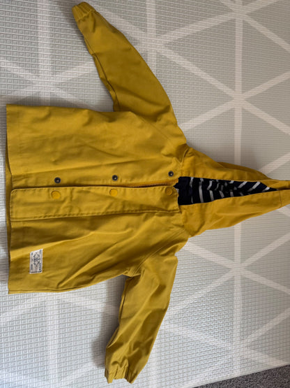 Joules Yellow Rain Jacket 12–18 Months, Kids 18 Month (12-18M)
