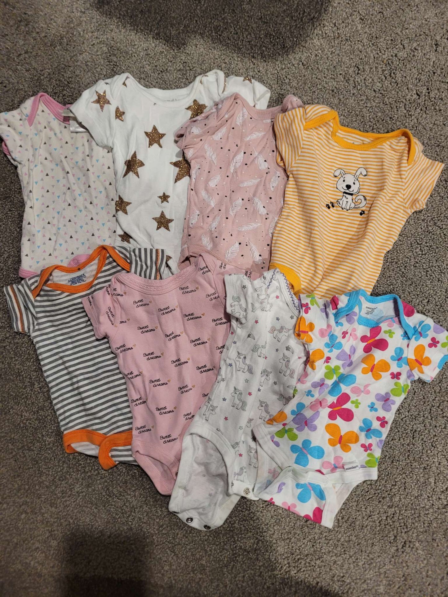 0-3 month onesie bundle, Kids 3 Month (0-3M)
