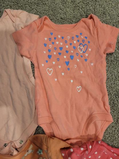 3-6 month clothing bundle onesies, shorts, pants, Kids 6 Month (3-6M)