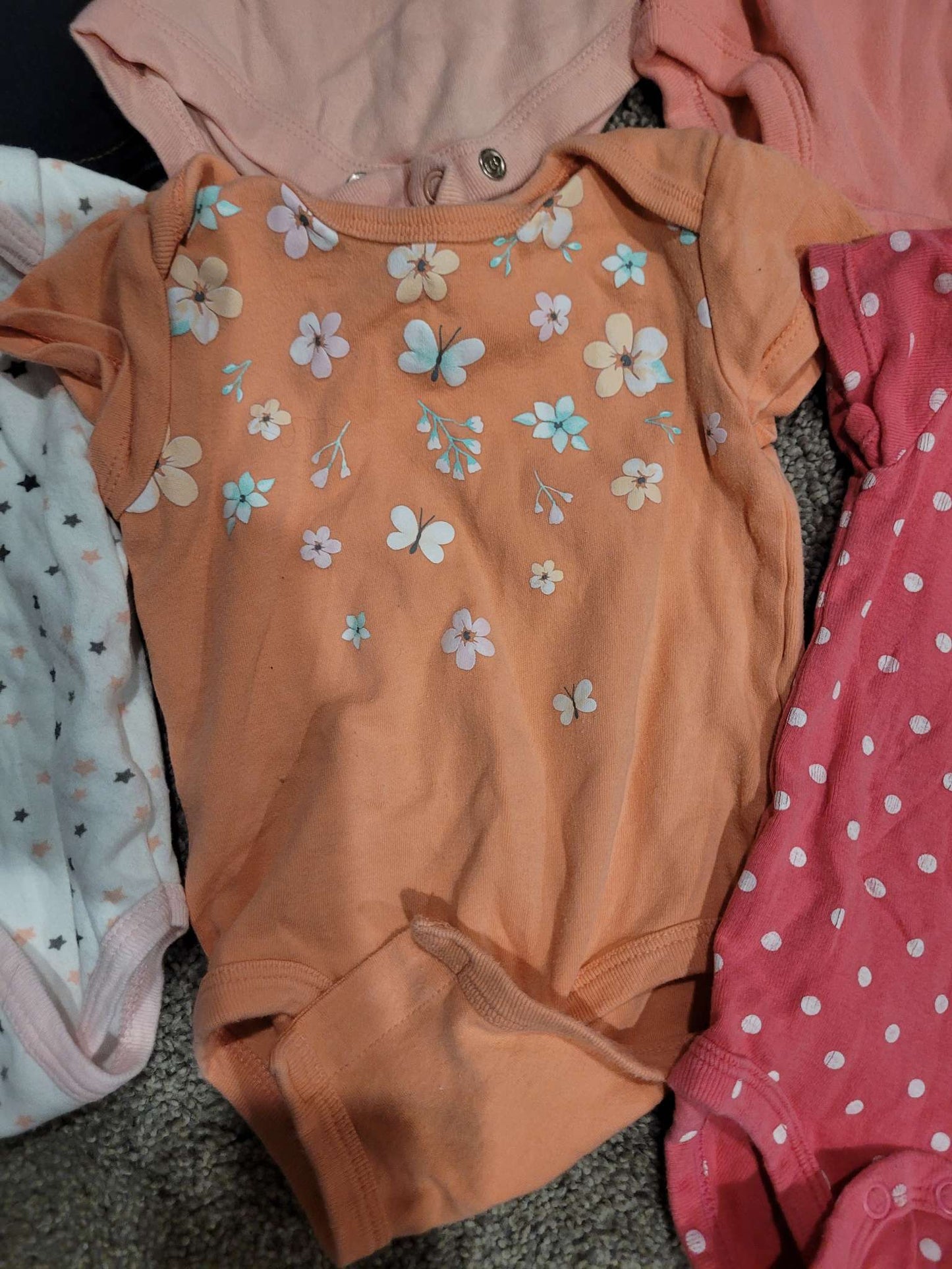 3-6 month clothing bundle onesies, shorts, pants, Kids 6 Month (3-6M)