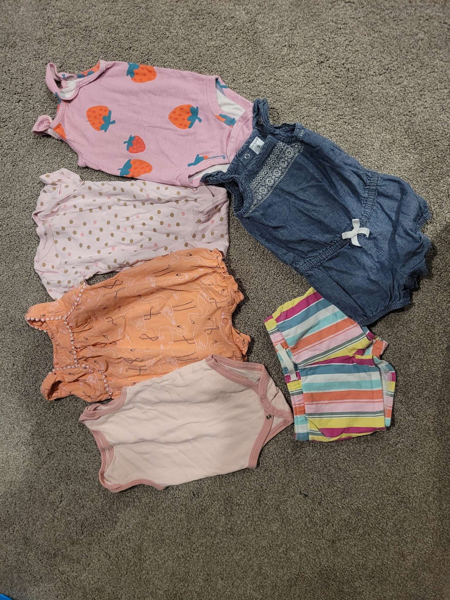 6-9 month summer clothing bundle, Kids 9 Month (6-9M)