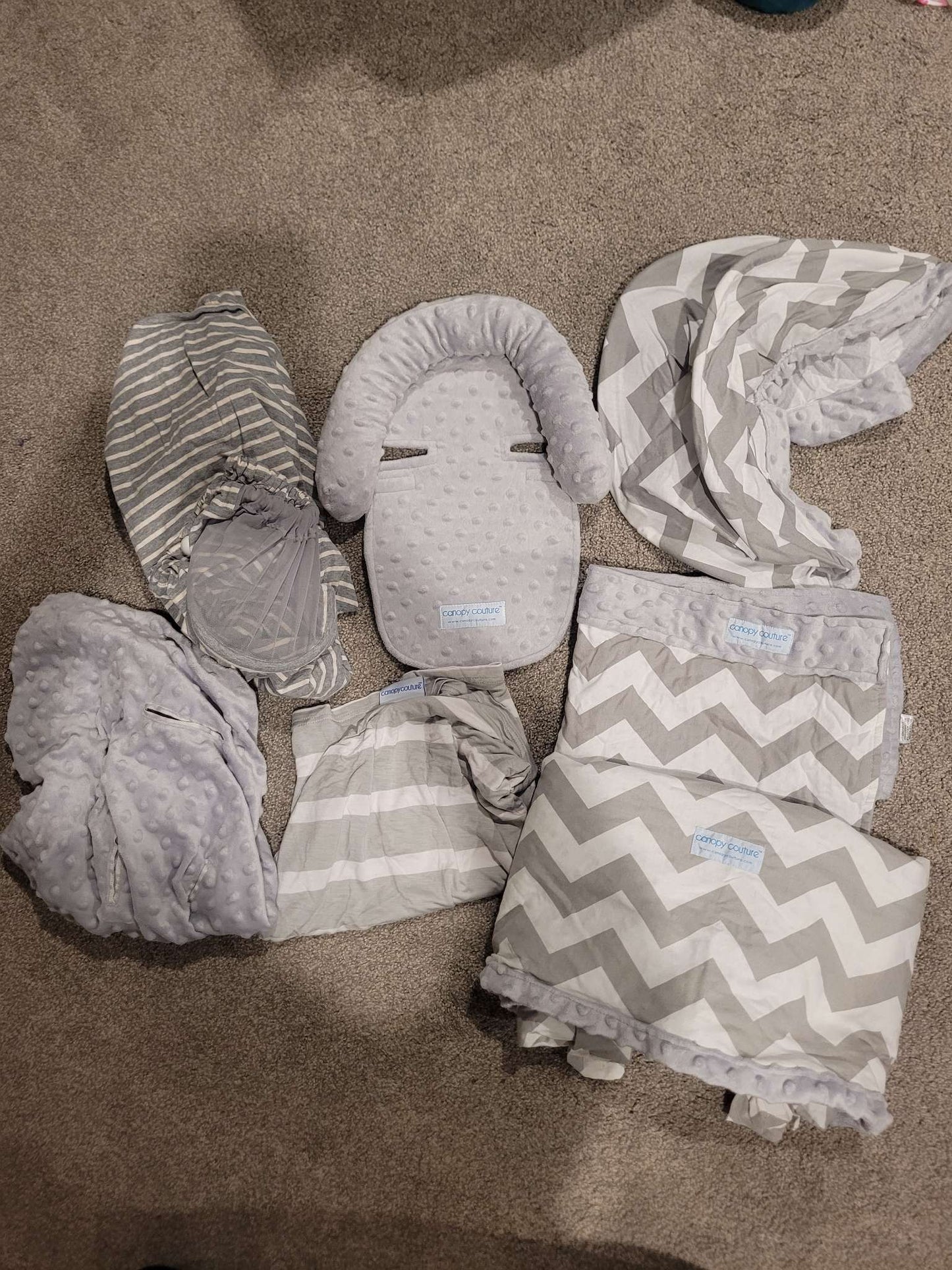 Canopy couture car seat covers