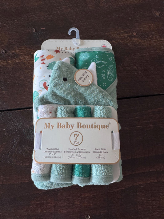 Hooded Bath Towel & Cloths bundle