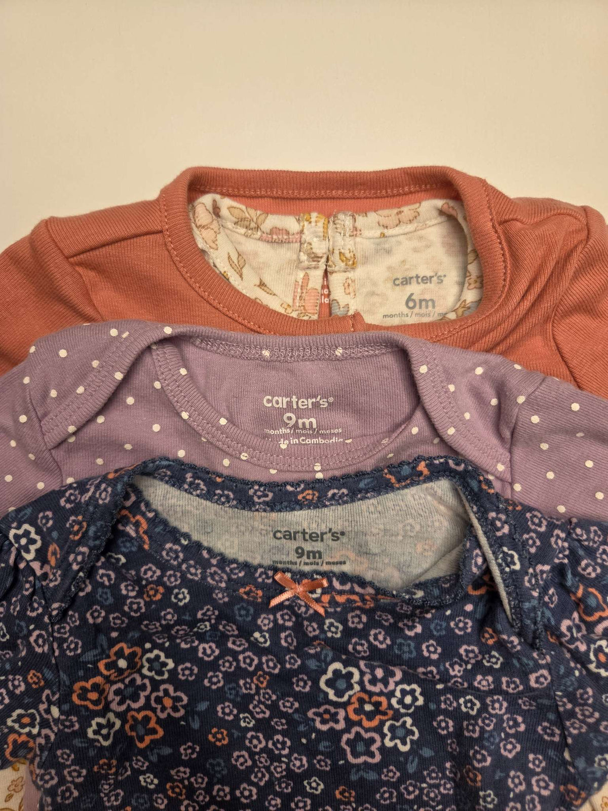 Carter’s Girls Bundle, 4 Items, 6M & 9M (2), Kids 9 Month (6-9M)
