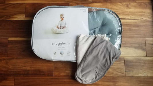Snuggle Me Organic Infant Lounger in Slate and 2 Covers