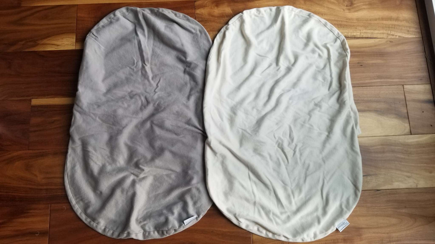 Snuggle Me Organic Infant Lounger in Slate and 2 Covers