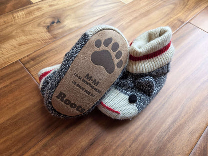 Roots Animal Knit Baby Booties, Size 12-24M, Shoes 5 (Walkers:12-24 mth)