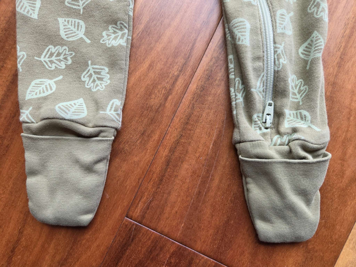 Parade Green Leaves Sleeper, Size 6-12M, Kids 12 Month (9-12M)