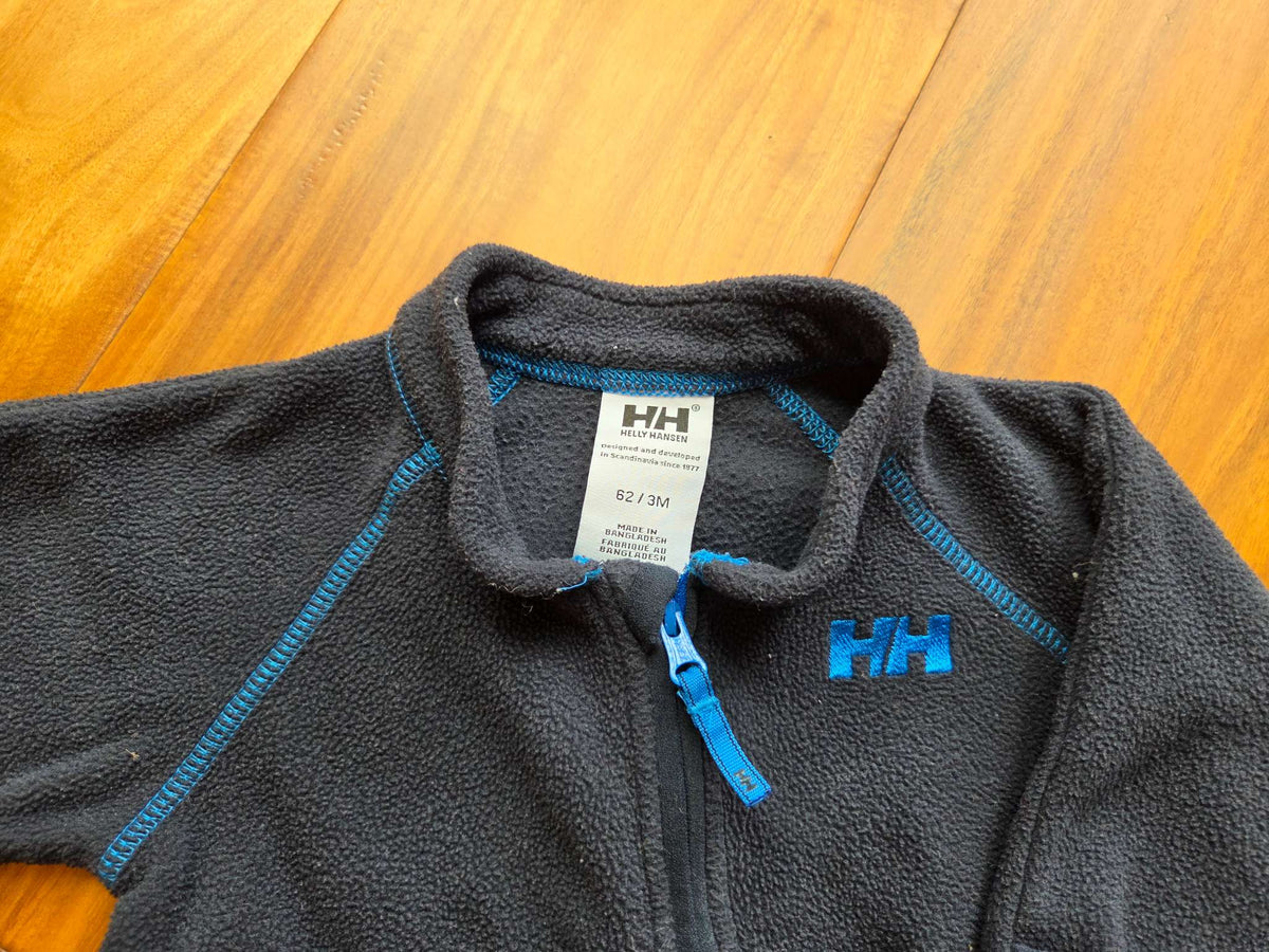 Helly Hansen Dark Blue Fleece Base Layer, 3M, Kids 3 Month (0-3M)