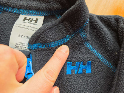 Helly Hansen Dark Blue Fleece Base Layer, 3M, Kids 3 Month (0-3M)