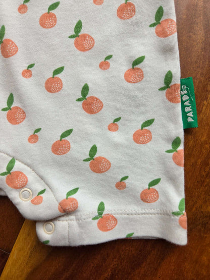Parade Sleeveless Short Romper, 6-12M, Big Citrus, Kids 12 Month (9-12M)