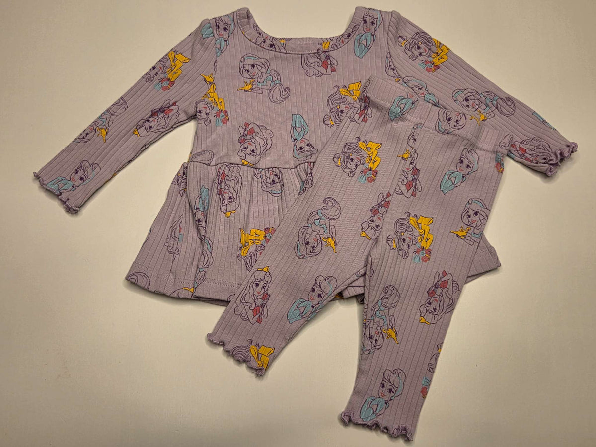 Disney Baby Purple Set, 3-6M, Kids 6 Month (3-6M)
