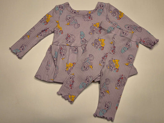 Disney Baby Purple Set, 3-6M, Kids 6 Month (3-6M)