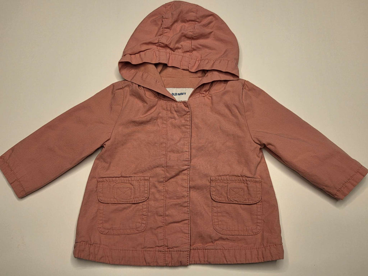 Old Navy Pink Light Jacket, 6-12M, Kids 12 Month (9-12M)