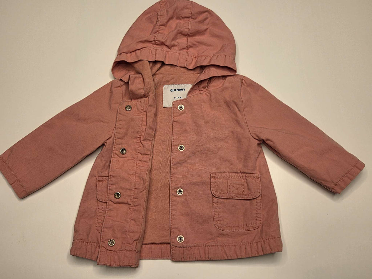 Old Navy Pink Light Jacket, 6-12M, Kids 12 Month (9-12M)