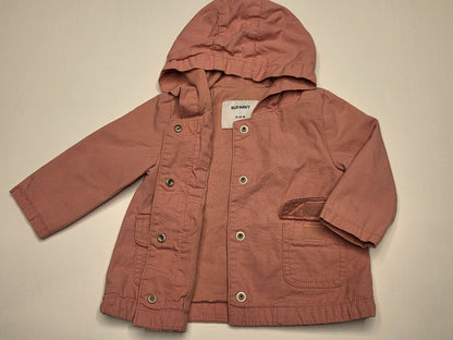 Old Navy Pink Light Jacket, 6-12M, Kids 12 Month (9-12M)