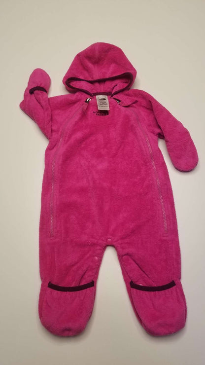 The North Face 3-6M Pink Fleece Bunting , Kids 6 Month (3-6M)