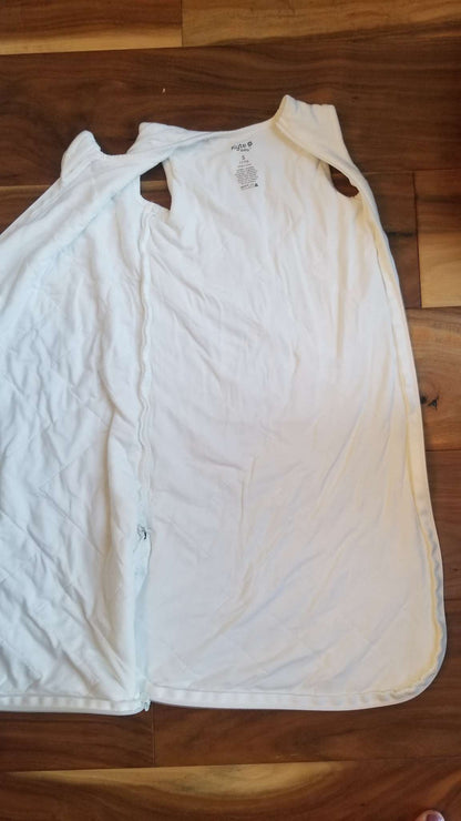 Kyte Baby White 1.0 TOG Sleep Bag Size Small, 0-6 Months (Small)