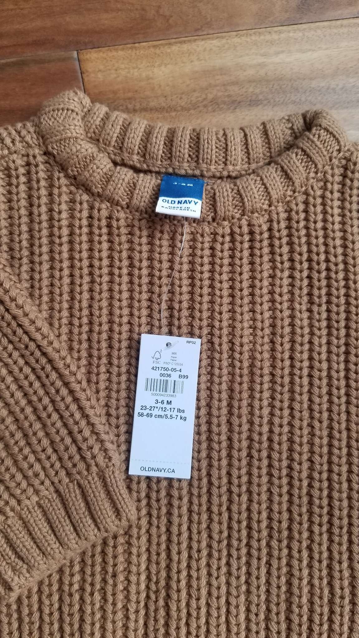 Old Navy Two Knit Sweaters NWT, 0-3M and 3-6M, Kids 3 Month (0-3M)