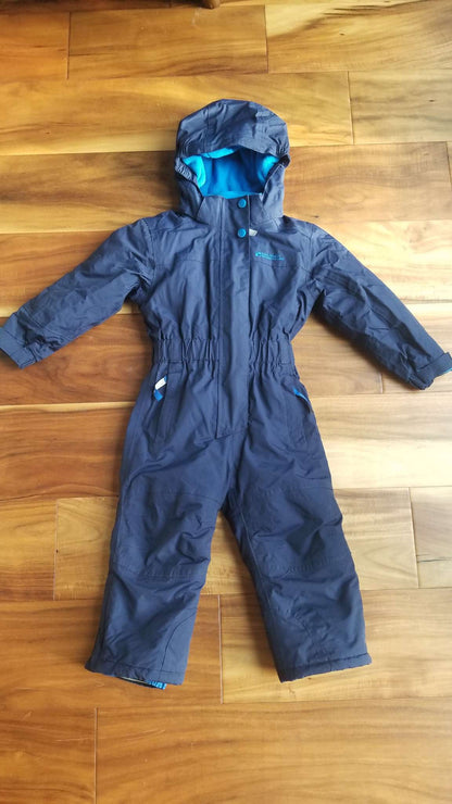 Mountain Warehouse Cloud All In One Waterproof Snowsuit, Navy, 2-3T, Kids 2T