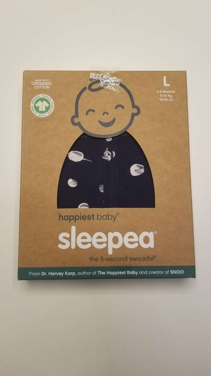 Happiest Baby Sleepea Swaddle, NWT, Size Large, 4-6M, 0-6 Months (Small)