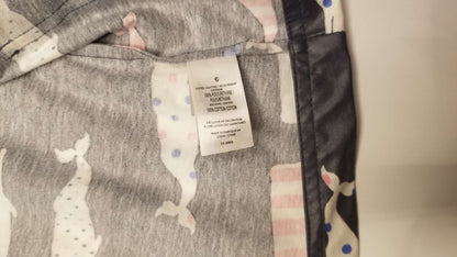 Hatley Light Raincoat, Whales Pattern, Size 6, Kids 6/6X