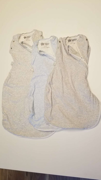 Tommee Tippee Snuggee Baby Swaddles, Set of Three, 0-3M and 3-9M, 1.0 tog, 0-6 Months (Small)