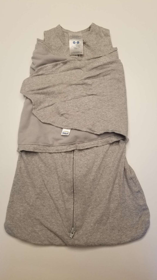 Halo Sleepsack Swaddle, Grey, Size Small 3-6M, 0-6 Months (Small)