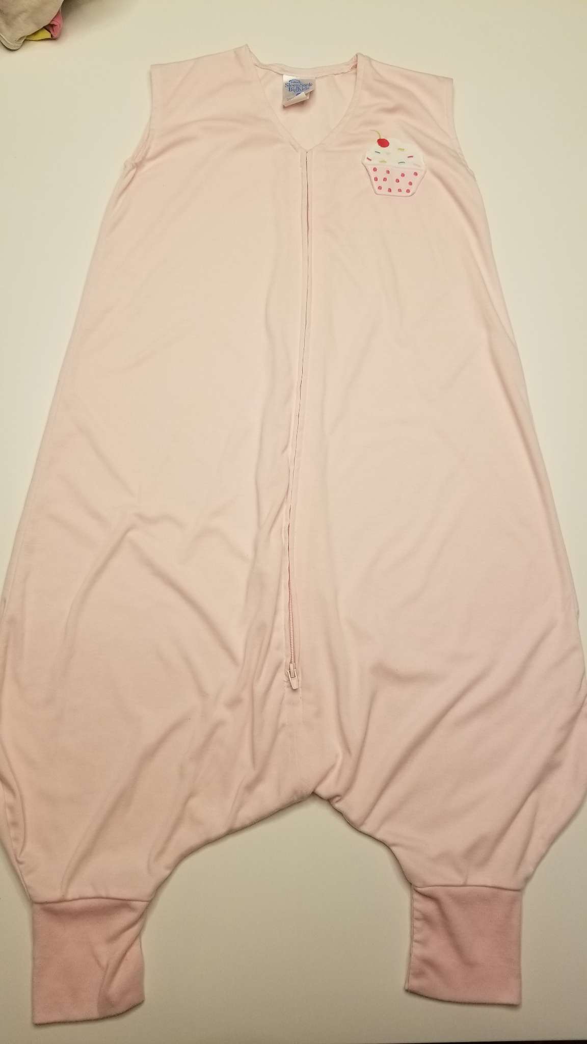 Halo Sleepsack Big Kids 2-3T, Light Pink, Cupcake, 2T, 3T & 4T+