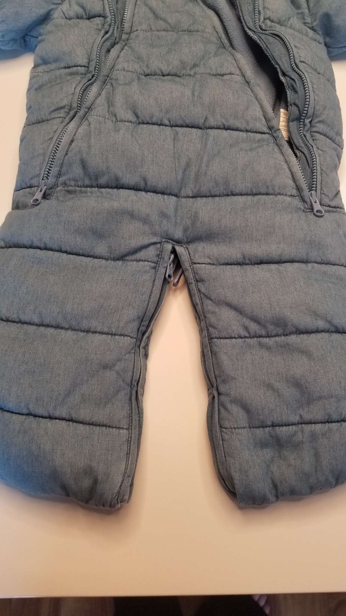 Baby Gap 0-3M Blue Bear Suit/Bunting, Kids 3 Month (0-3M)