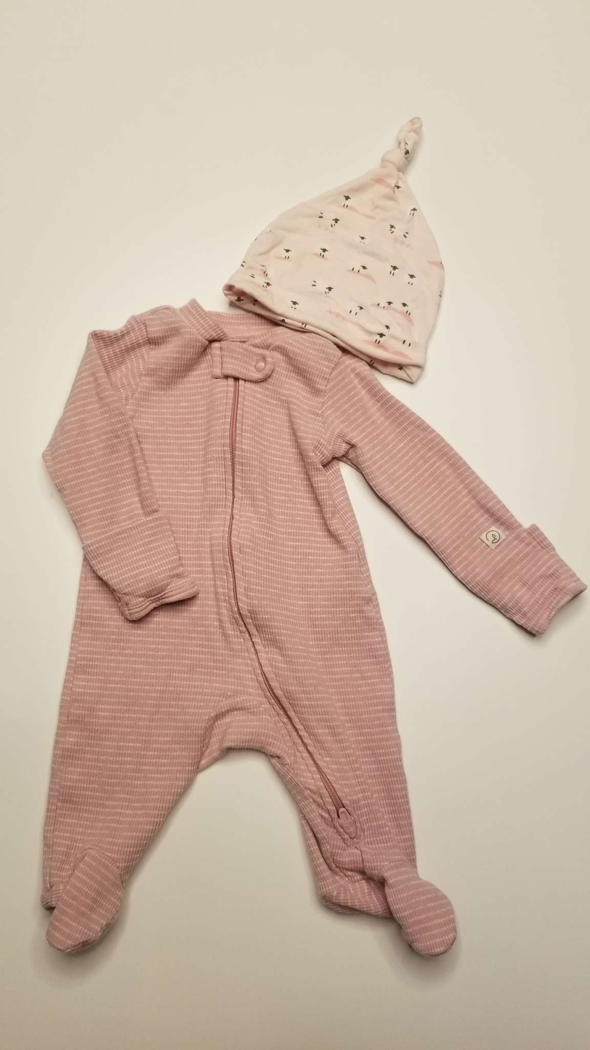 Magnetic Me Newborn Hat & Carter’s Little Planet Newborn Sleeper Bundle, Pink, Kids Newborn