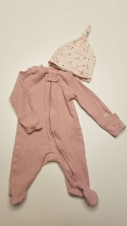 Magnetic Me Newborn Hat & Carter’s Little Planet Newborn Sleeper Bundle, Pink, Kids Newborn