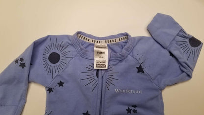 Bonds Blue Wondersuit Sleeper, Size 0-3M, Kids 3 Month (0-3M)