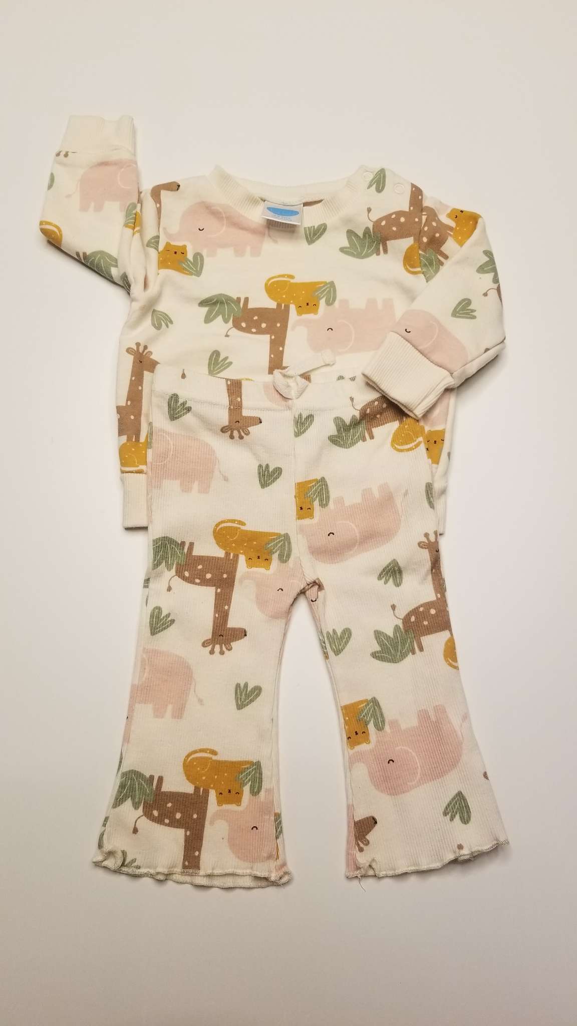 Bon Bebe Animals Sweater and Pants Set, 3-6M, Kids 6 Month (3-6M)