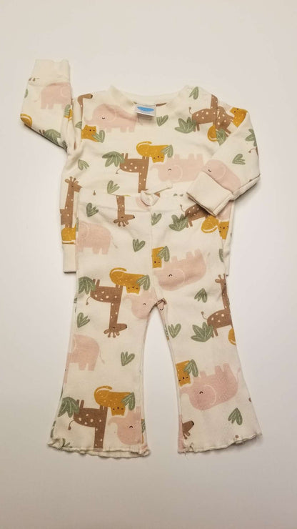 Bon Bebe Animals Sweater and Pants Set, 3-6M, Kids 6 Month (3-6M)