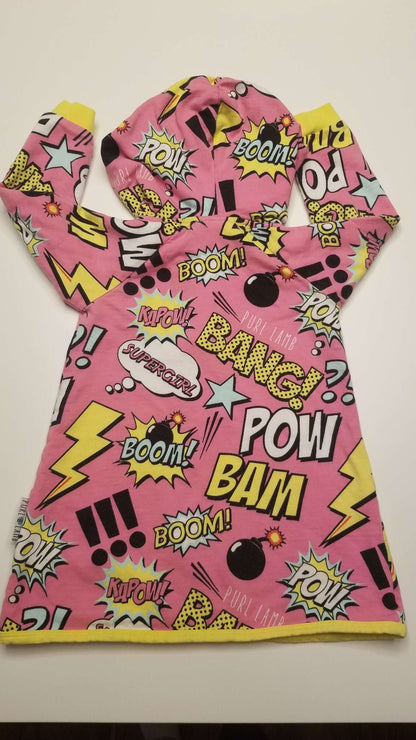 Purl Lamb Cartoon Hoodie, Size 2-3T, Kids 2T
