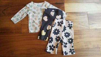 Mixed Girls Bundle, 7 Items, 0-3M, 3-6M, Kids 6 Month (3-6M)