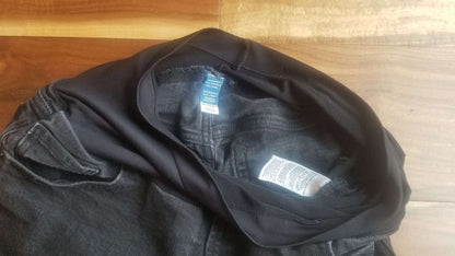 Old Navy Maternity O.G. Straight Full Panel Faded Black Jeans, Size 12, Maternity L (12-14)