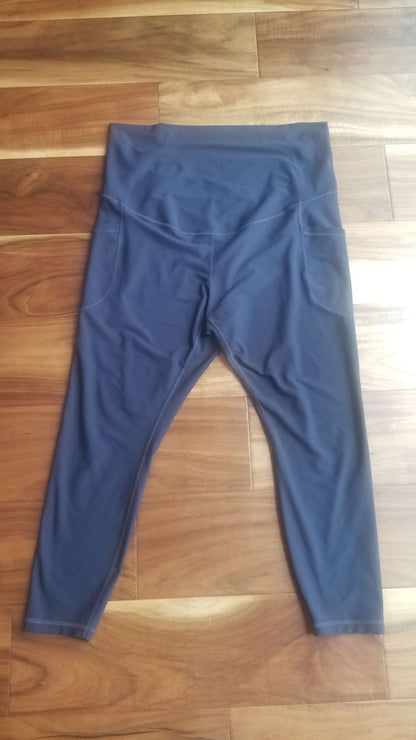 Old Navy Active Maternity Full-Panel PowerSoft Leggings, Dark Blue, Size XL, Maternity XL (16-18)