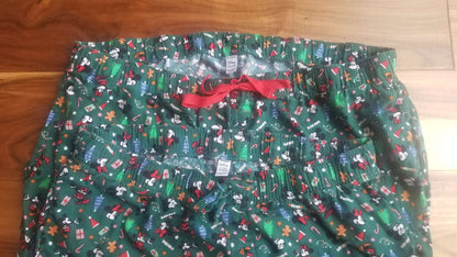 Disney x Old Navy His & Hers Matching Holiday Pajama Pants, XXL (W), XL (M), Maternity XL (16-18)