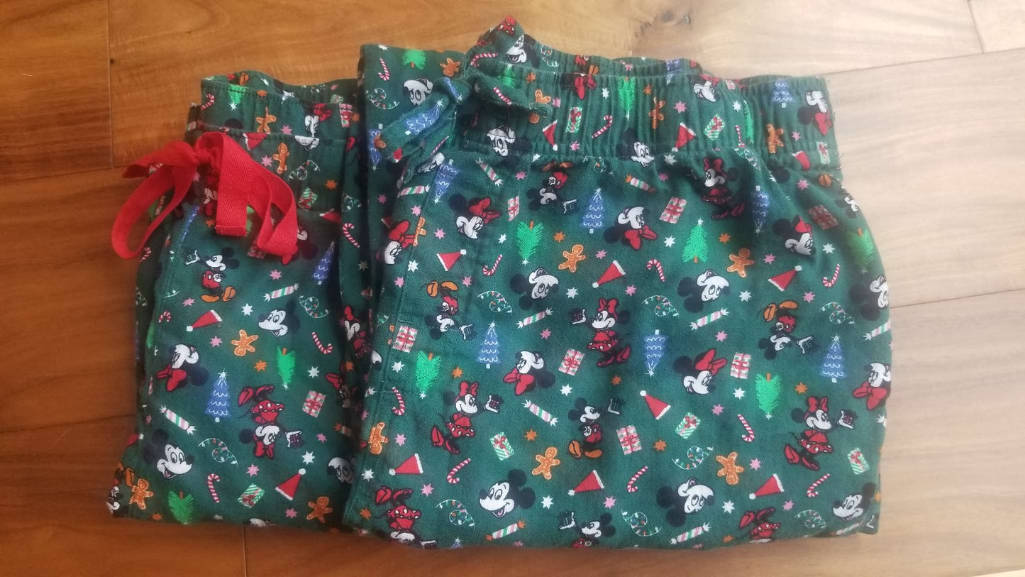 Disney x Old Navy His & Hers Matching Holiday Pajama Pants, XXL (W), XL (M), Maternity XL (16-18)