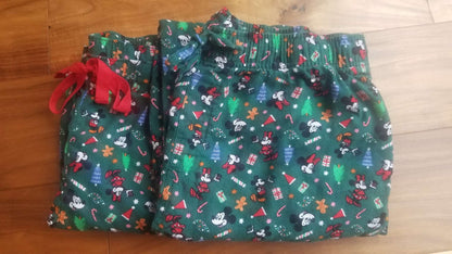 Disney x Old Navy His & Hers Matching Holiday Pajama Pants, XXL (W), XL (M), Maternity XL (16-18)