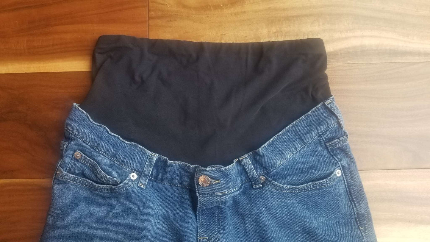 Gap Demin Full-Panel Maternity Blue Jeans, 29/8 Regular, Maternity M (8-10)