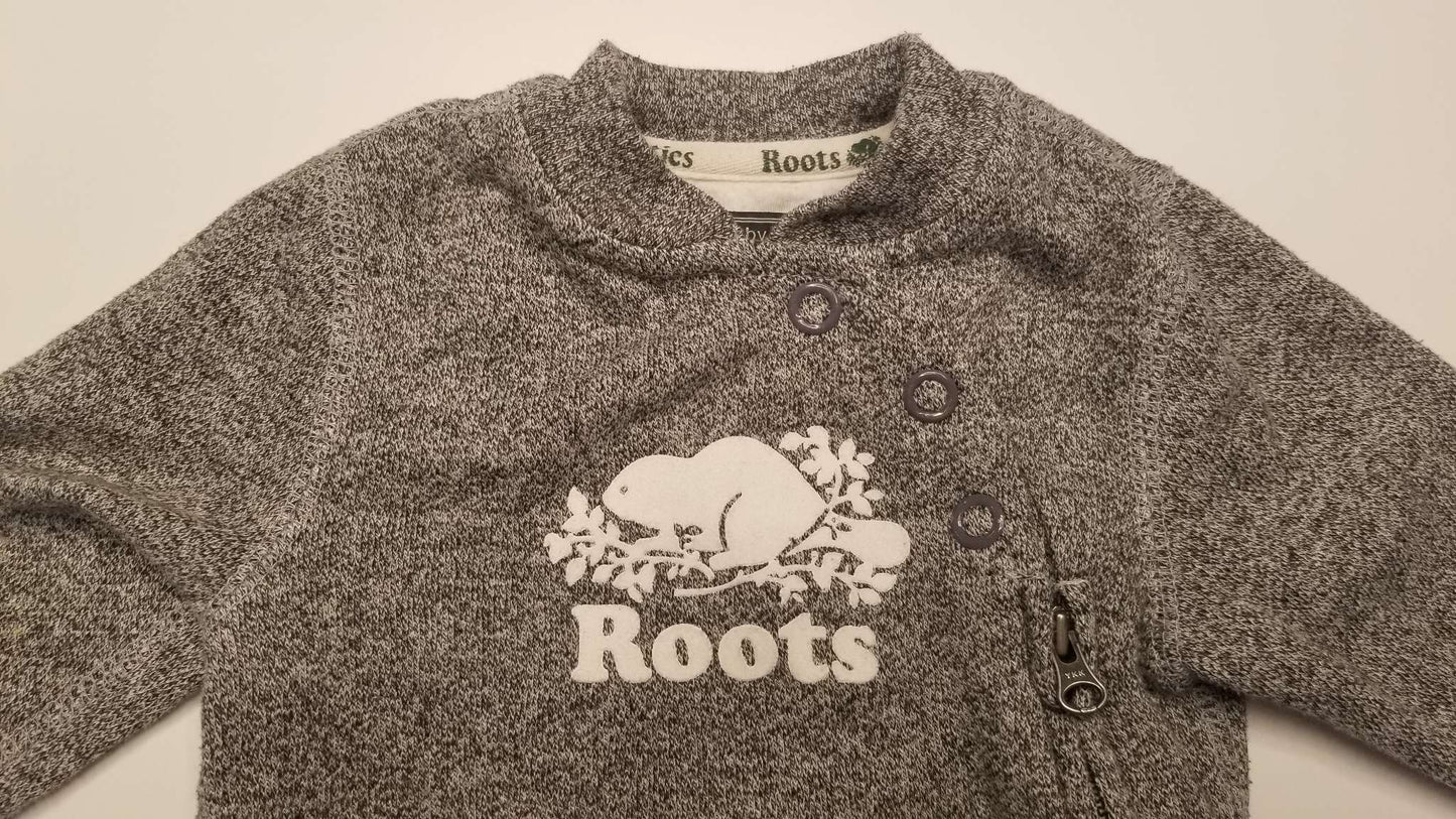 Roots romper, size small (3-6M), Kids 6 Month (3-6M)