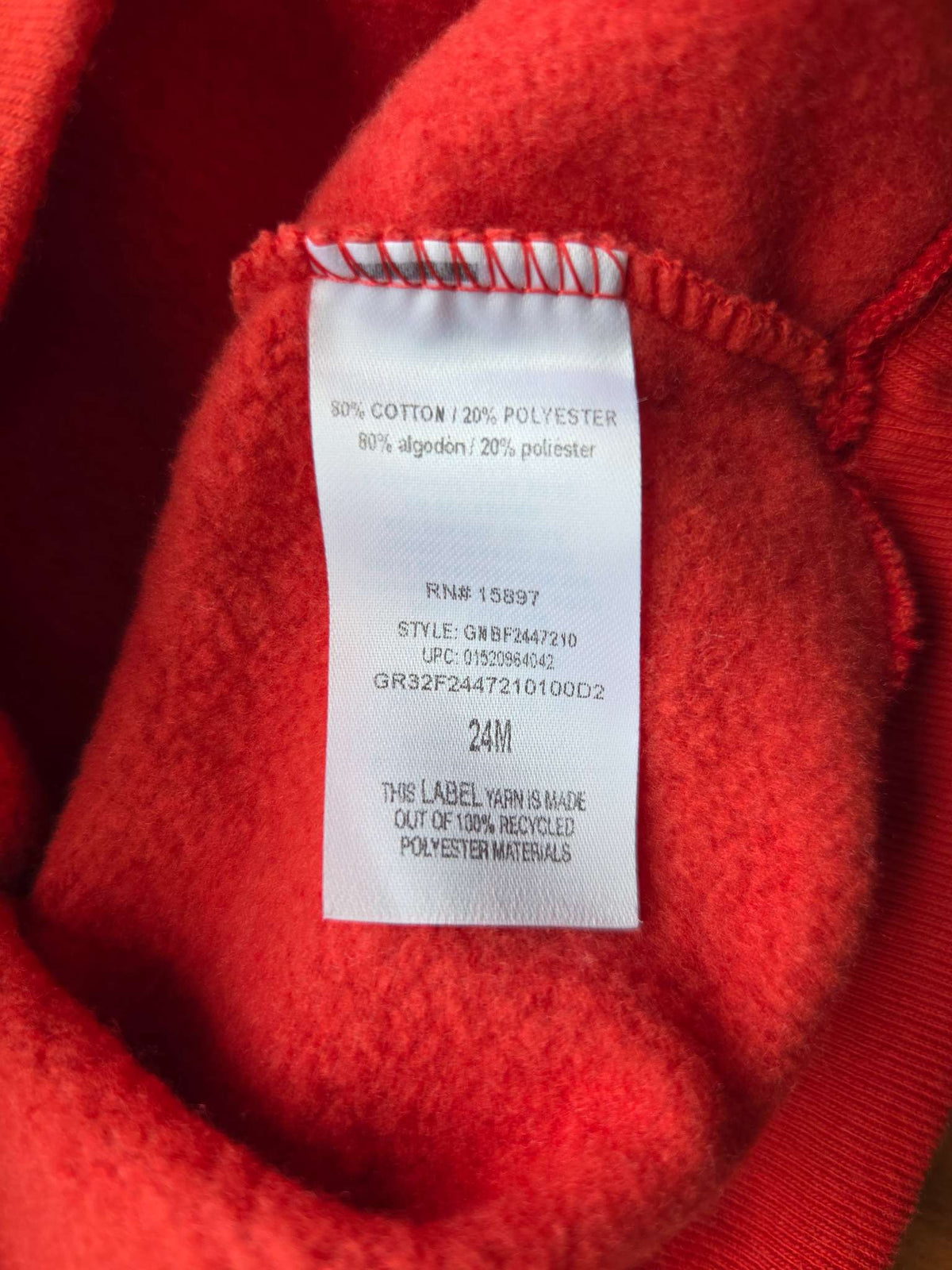 Garanimals Red Sweater, 24M, Kids 24 Month (18-24M)