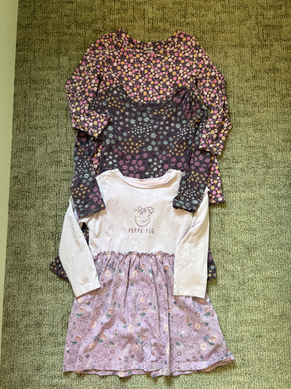 Lot of 3 Girls Dresses, Kids 4/4T