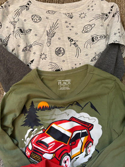 Boys Sweaters and Shirts Lot, Kids 3T
